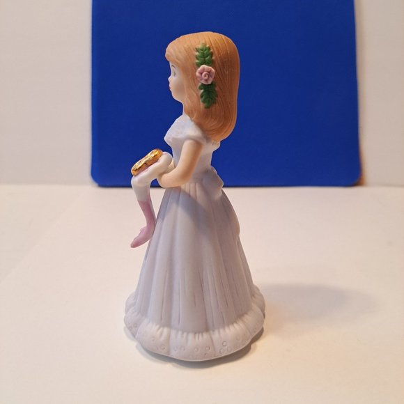 Enesco Growing Up Birthday Girls Age 8 Brunette Porcelain Figurine 1982 - Picture 10 of 14